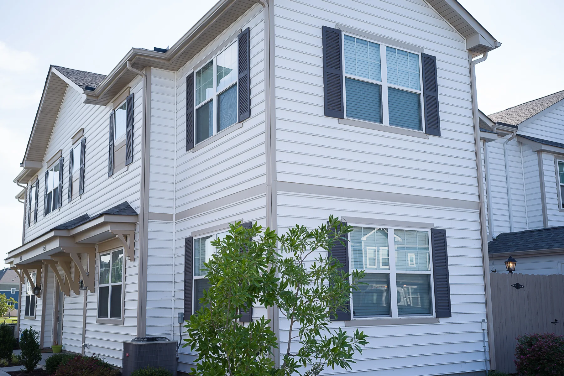 Residential property supported through property management